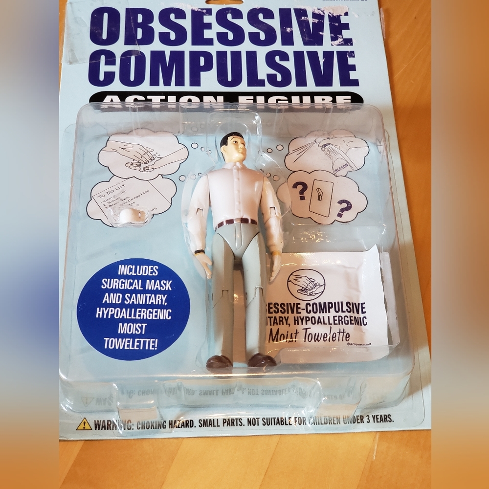 Obsessive Compulsive 5.5" tall action figure
